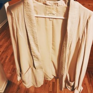 Cream blazer